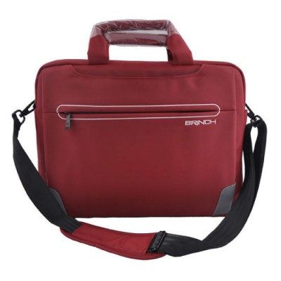 Red One Shoulder Laptop Bag Handbag Briefcase (SM8688C)