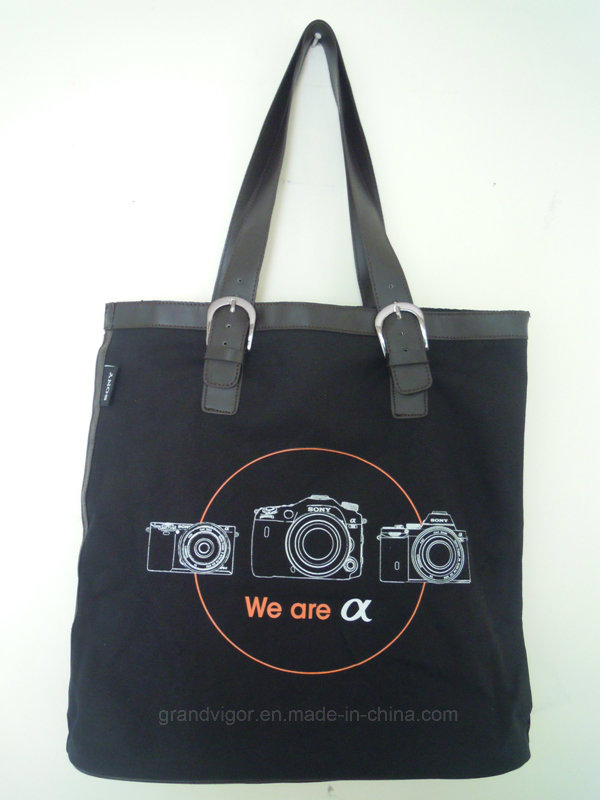 Digital Camera Tote Bag with PU Handles